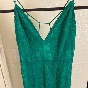 NBD Satisfaction Dress Green Sz SMALL
